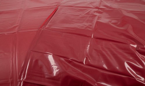 Orion Vinyl Bed Sheet - Вінілове простирадло для сексу, 200х230 (бордовий) - купити в Києві, Україні